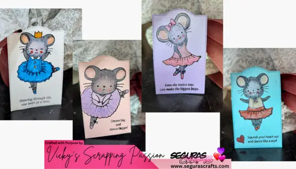 Twinkle Toes & Tails 4x8 Stamp Set - Image 2